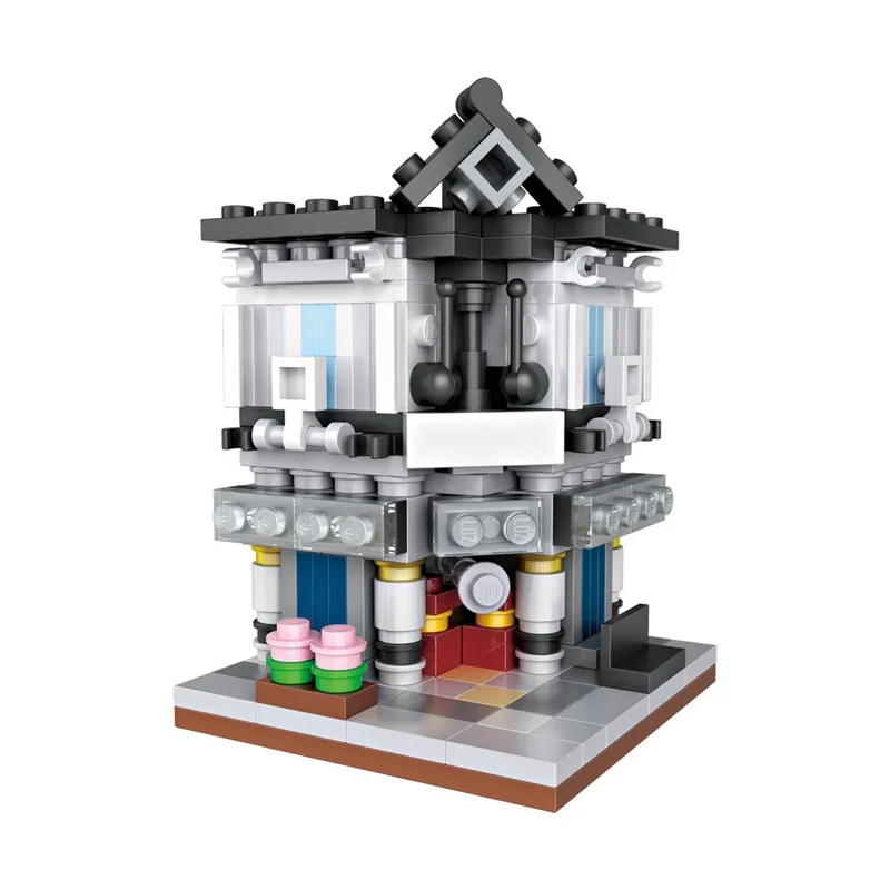 

LOZ Mini Blocks Kids Toys Diamond Bricks Cinema Movie Store Mini Street View Building Blocks Education Toys For Children Gift