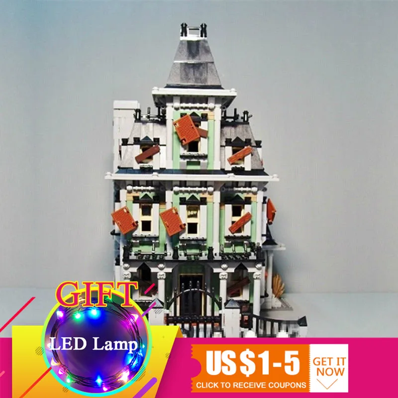 

16007 2141Pcs Monster fighter The haunted house Model set Building Kits Model Compatible With 10228 toys lepin