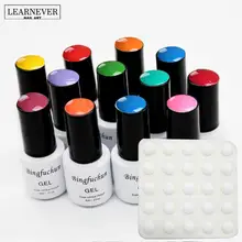 Белый гель лак цветная этикетка наклейка Кнопка Клей Пастер Дисплей Держатель маникюрные инструменты DIY лак для ногтей цветная карта