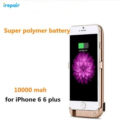 Wireless 10000mAh Back Clip Battery Charger Power Bank For iPhone 6 6s 6plus 6s plus Mobile