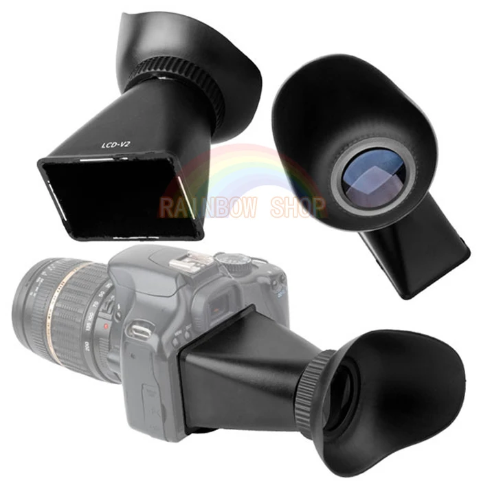 

2.8x V2 LCD Viewfinder view finder 3" inches 4:3 Magnifier Eyecup Hood for Canon DSLR 5DIII 550D FREE SHIPPING