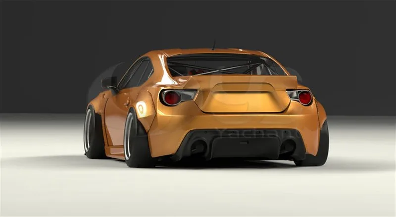 Волокно стекло тела комплект подходит для GT86 FT86 ZN6 FRS BRZ ZC6 GRD X RB Ver.2 Стиль переднего бампера крыло боковые юбки диффузор