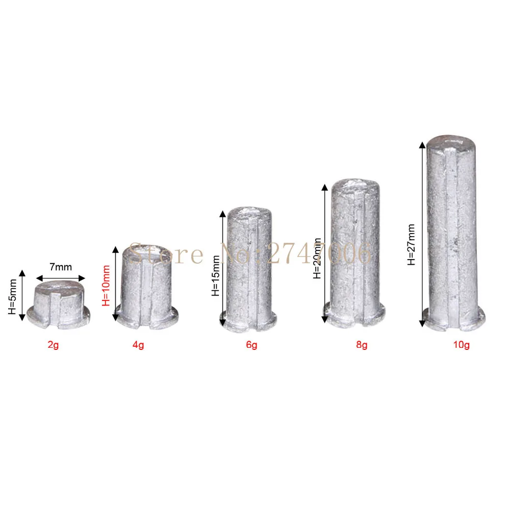 5Pcs/Pack Golf Lead Plug Weights for .335 .350 355 370 Tip Steel Shaft