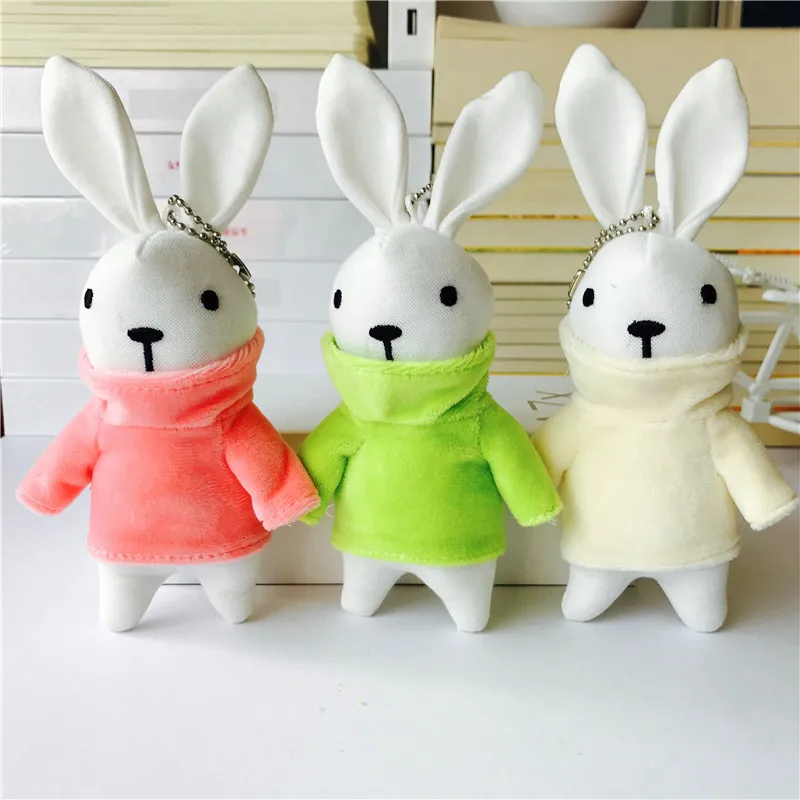 

Easter Rabbit Plush Toy Anime Keychain Car Fur Keychain Key Keychains Key Ring Holder Gifts for Women Girl Key Pendant for Bag