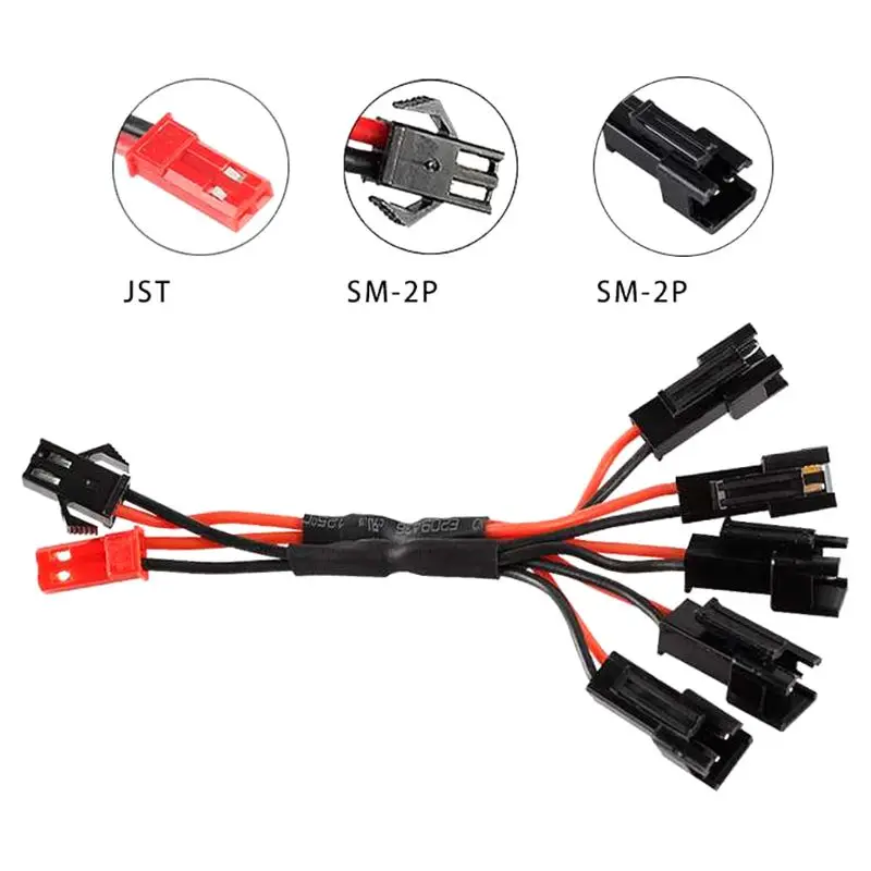 Штекер SM 5 в 1 3,7 V Lipo Батарея зарядный кабель шнур Зарядное устройство адаптер для DFD F182 F183 F187 H8C H8D Квадрокоптер с дистанционным управлением аксессуары