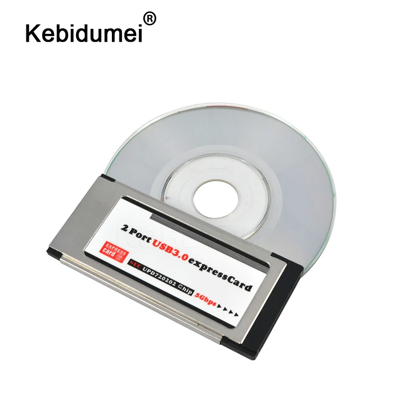 kebidumei PCI Express Card to 2 Port USB 3.0 expressCard Adapter 34mm Converter for laptop computer | Компьютеры и офис