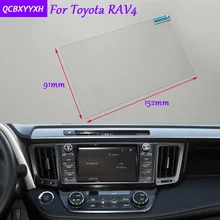 Автомобильный Стикеры 7 дюймов gps навигации Экран Стекло Защитная пленка для Toyota RAV4 аксессуары Управление из ЖК-дисплей Экран стайлинга автомобилей