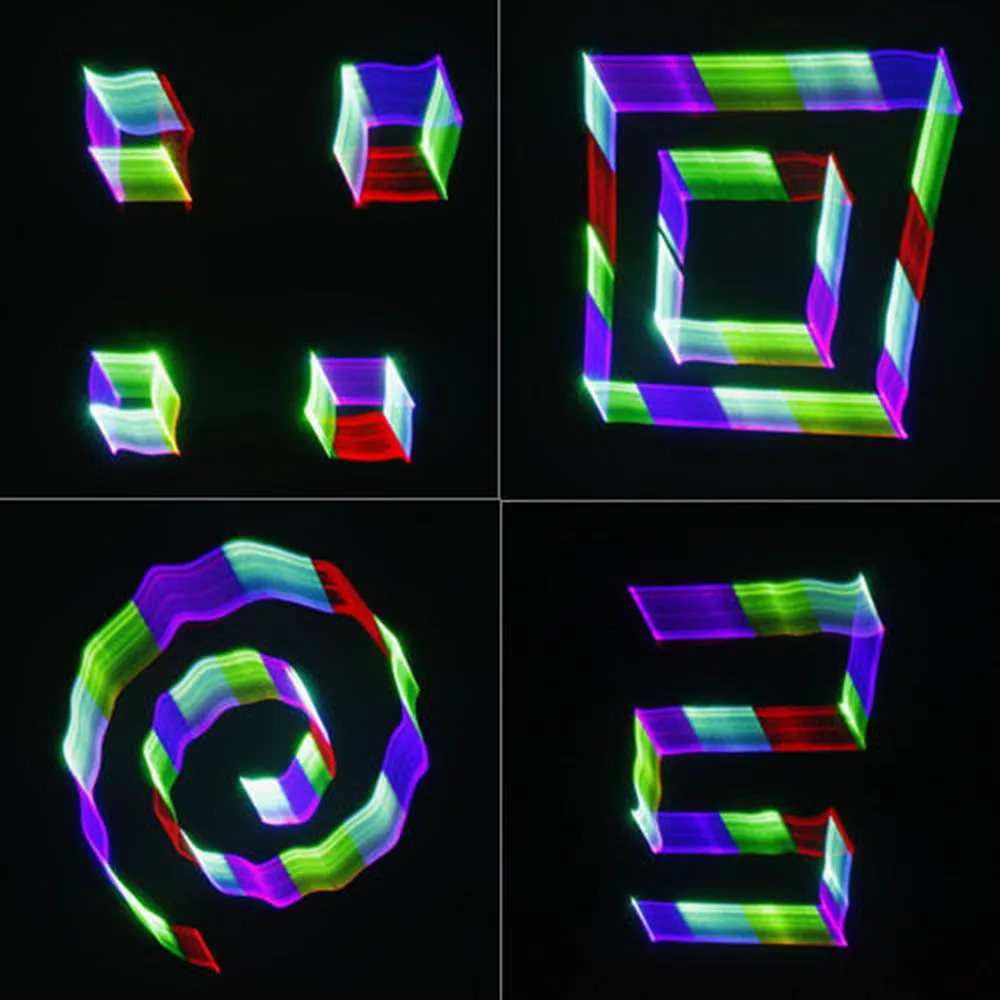 Дистанционный 3D RGB 400 МВт DMX 512 лазерный сканер проектор сценическое освещение