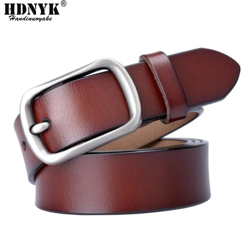 

Luxurious Quality Cowskin Leather Vintage Designer Belt Women Brands Belt Female Fashion Wild Retro Solid Strap Waistband