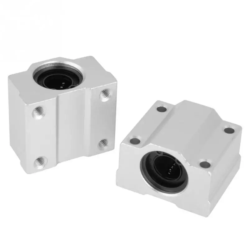 4Pcs set Aluminum Ball Bearing Linear Motion Bearing Slide Block