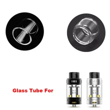 Glass Tube For Original OBS Crius II Dual Coil RTA tank Crius 2 Atomizer 4ML Capacity Reload RTA fit for 510 Thread Glass Tube For Original OBS Crius II Dual Coil RTA tank Crius 2 Atomizer 4ML Capacity Reload RTA fit for 510 Thread