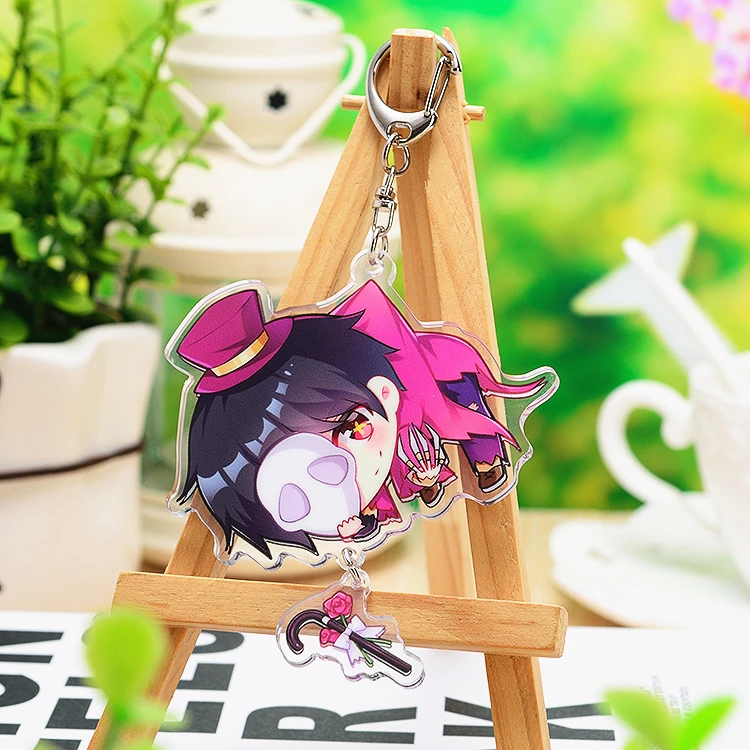 

Japan Anime Identity Vack Gardener Mercenary Joseph Cosplay Party Acrylic Keychain Charm Keyring Phone Double-sided Pendant Gift