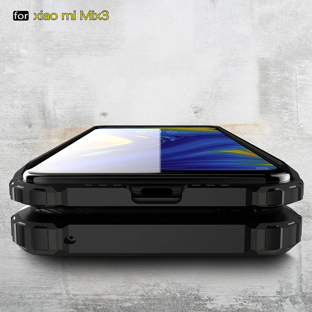 Противоударный защитный чехол 6 39 дюйма для Xiaomi Mi Mix 3 Mimix Mix3 Mimix3 Задняя панель