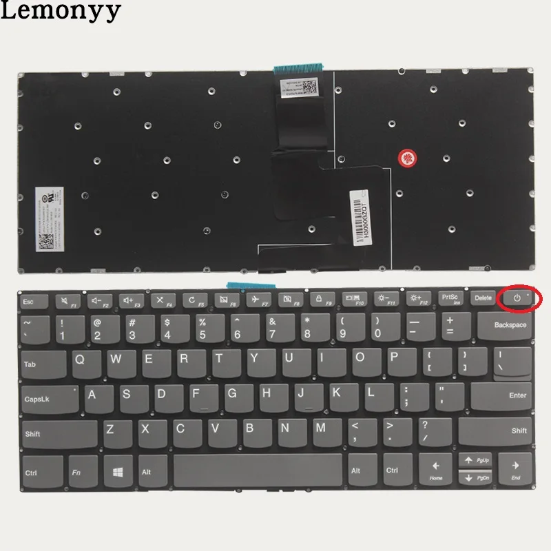 

New US keyboard for LENOVO IdeaPad 320-14ISK 320-14IKB 320-14AST 320S-14IKB 320S-14IKBR US laptop keyboard no Backlit