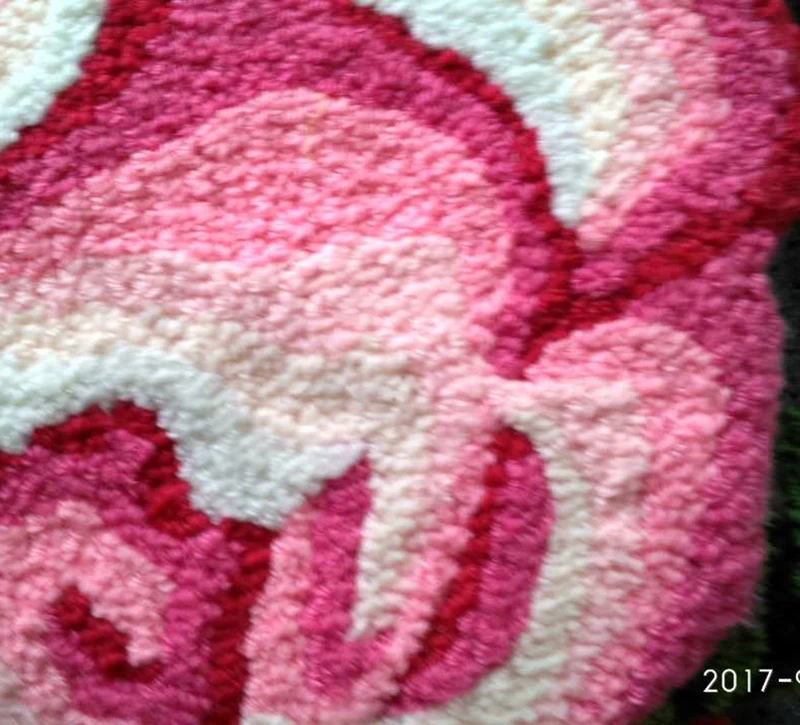 3 roses bridal room carpet rug, stair anti-slip floor mat, thick line flower small footpad, warm upholstery home mat 3 roses bridal room carpet rug, stair anti-slip floor mat, thick line flower small footpad, warm upholstery home mat