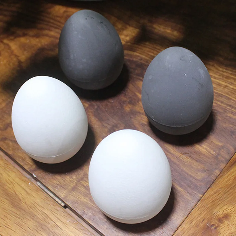 1pc Poratable Useful Diatomite Egg Shape Odor Removal Moisture Absorption Refrigerator Preservation
