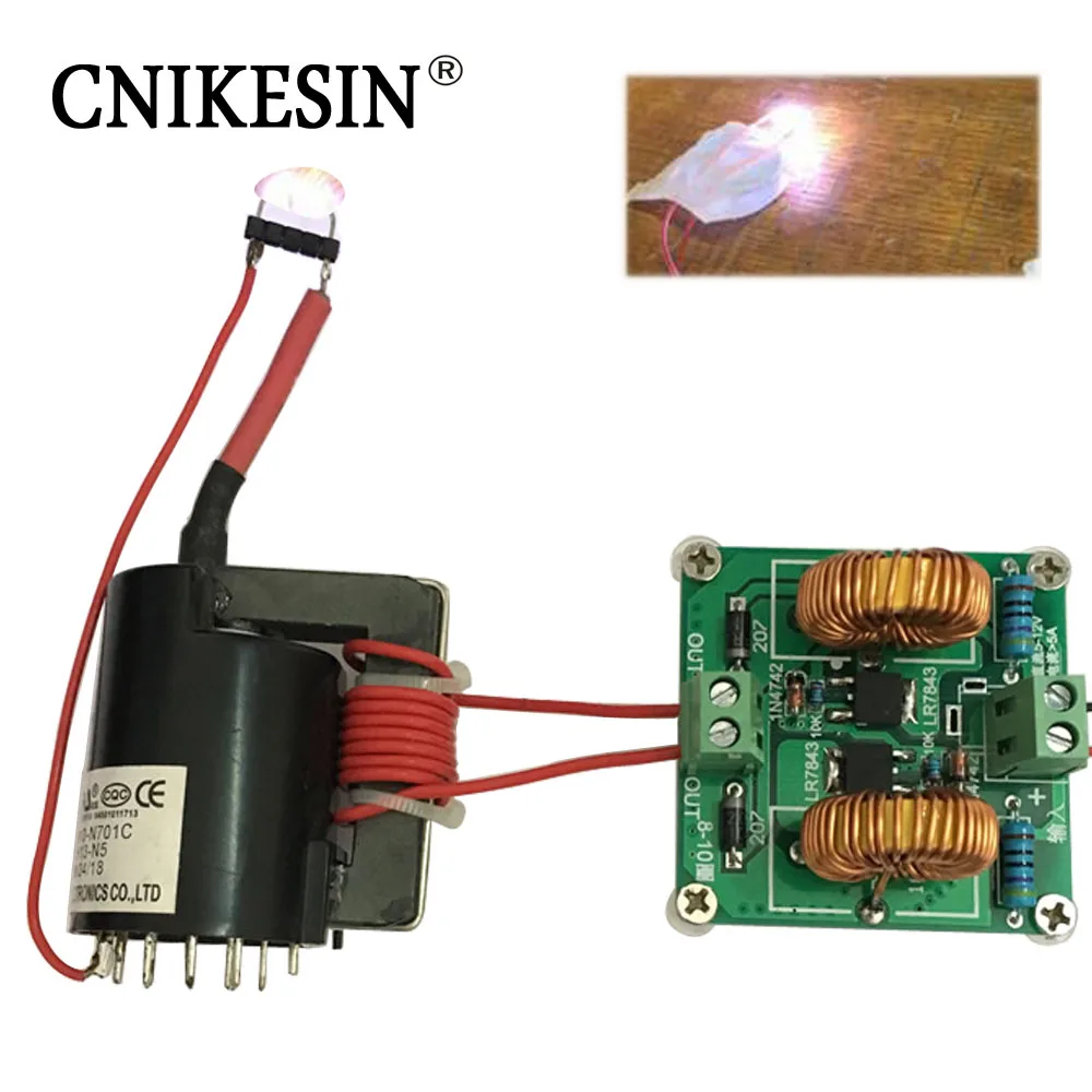 CNIKESIN DIY наборы мини ZVS Тесла Высокое напряжение катушка генератора