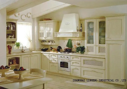 Классический из массива дерева кухонный шкаф|wood kitchen cabinets|solid wood cabinetskitchen cabinet |