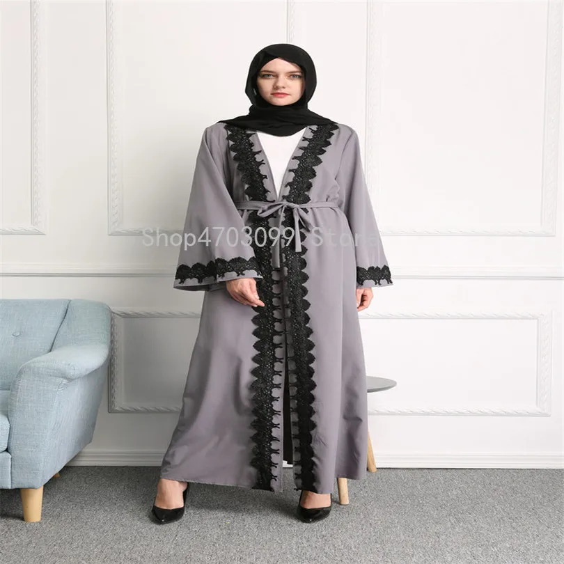 Новый женский мусульманский открытый кардиган исламский арабский Amira Винтаж Jilbab