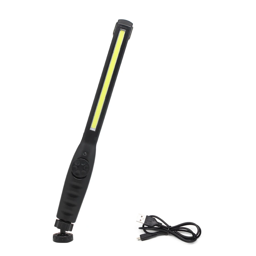 

DC3.7V USB Rechargeable Work Lamp COB Flashlight LED Working Light COB Torch Light Hanging Hook Lamp Outdoor Camping Lighting