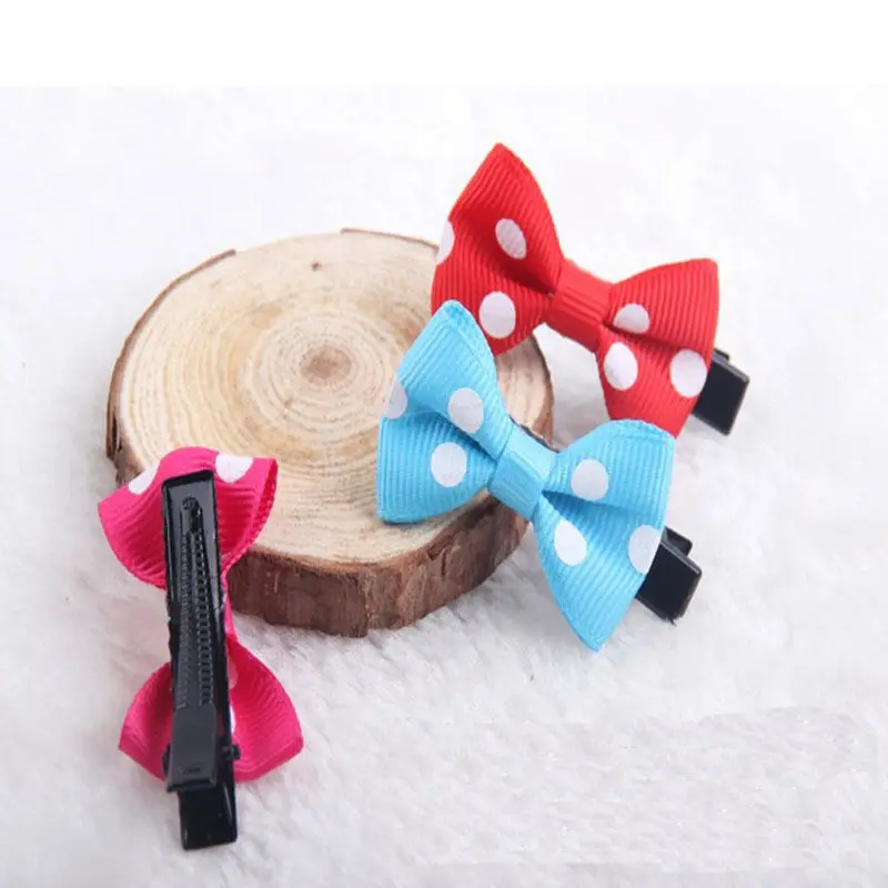 

10Pcs cute Girl Hair Clip Ribbon Bow Satin Bowknot Headband Hairband Head Band Hairclips Hairgrips Hairpins Headwead Accesories