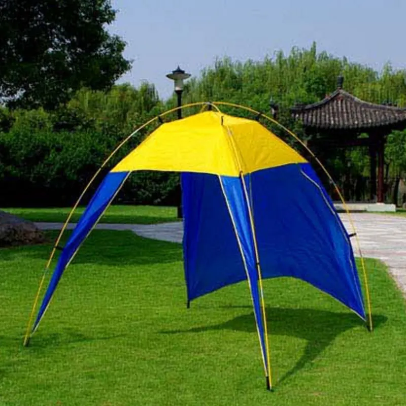 

Portable Outdoor Beach Sun Shade Triangle Tent Shelter for Camping Fishing 5-8 Persons Hiking Folding Large Tents AA12025
