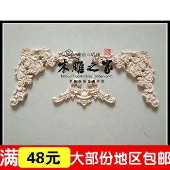 

European trim decals furniture accessories cabinet flower beds of Dongyang wood carving wood gate