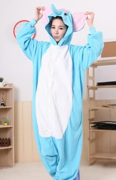 

2016 autumn elephant Kigurumi Pajamas Animal cosplay costume pyjamas Animal Sleepwear