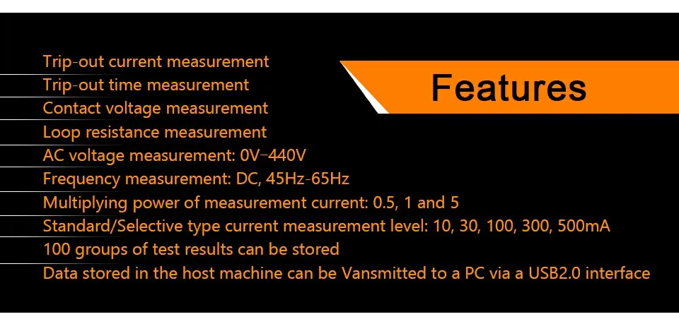 PEAKMETER PM5910 цифровой измеритель сопротивления RCD сопротивления петли Тесты er мультиметр время поездки ток/время Тесты с USB Интерфейс