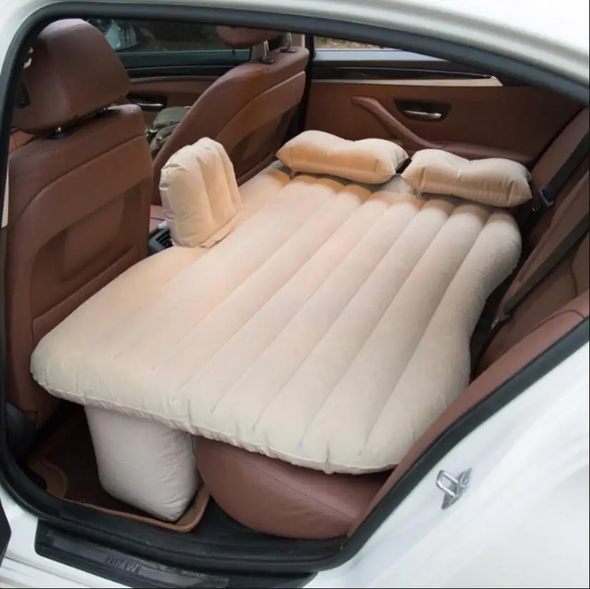 Автомобильный надувной матрас-сиденье для путешествий, надувная кровать, подушка для путешествий на открытом воздухе, кровати, диван с насосом для кемпинга, влагостойкая подушка