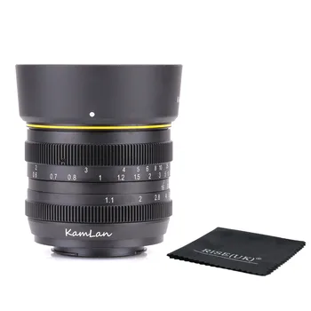 

Kamlan 50mm F1.1 APS-C Large Aperture Manual Focus Lens for nikon N1 amount Free Shipping