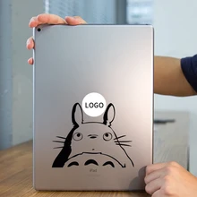 Наклейка для ноутбука с рисунком любопытного Тоторо наклейка Apple