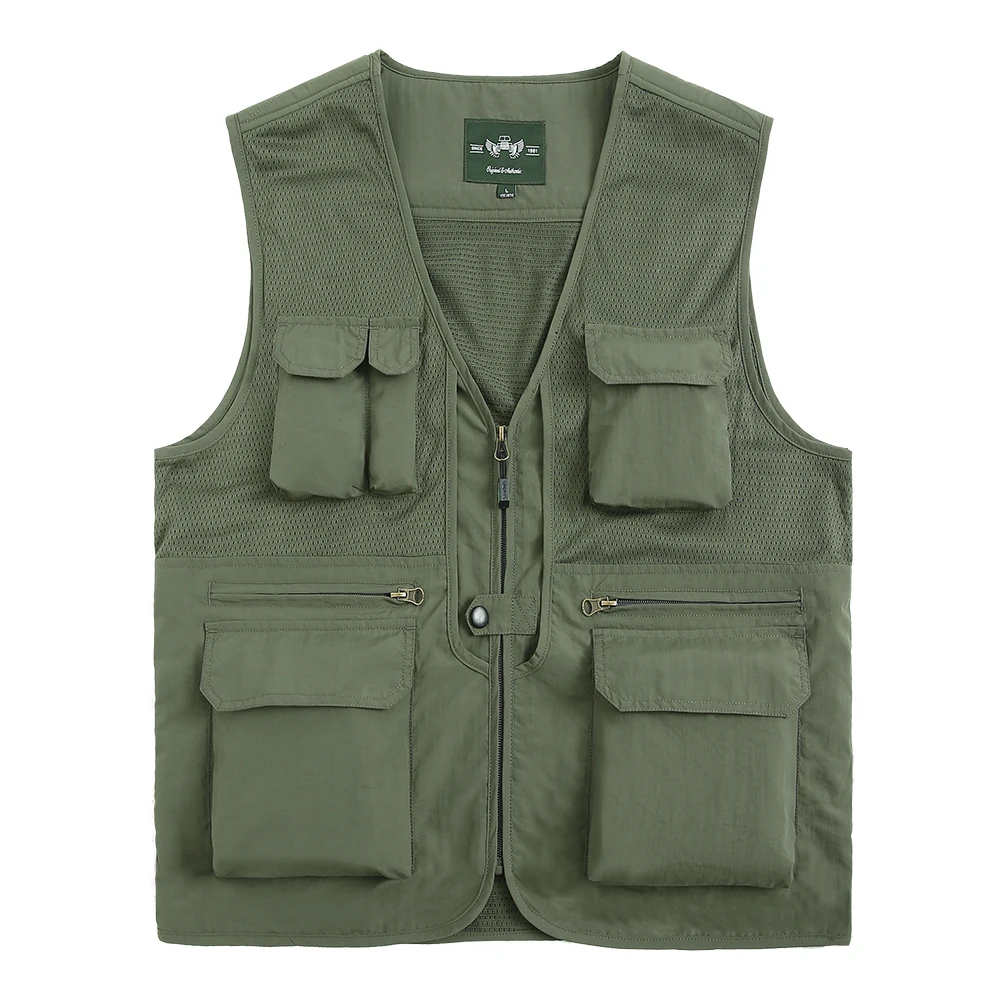 MANLI Tactical Vest Outdoor Sport Waistcoats Size M 4XL Jeep Vest