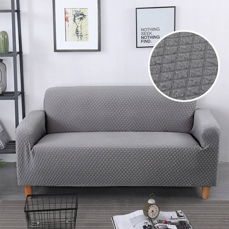 Jacquard Sofa Slipcover Living Room Couch Cover Elastic Stretch