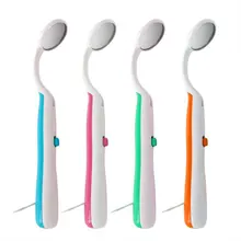1 Pc Oral Mirror Health Care Bright Durable Dental Mouth Mirror With LED Light Reusable