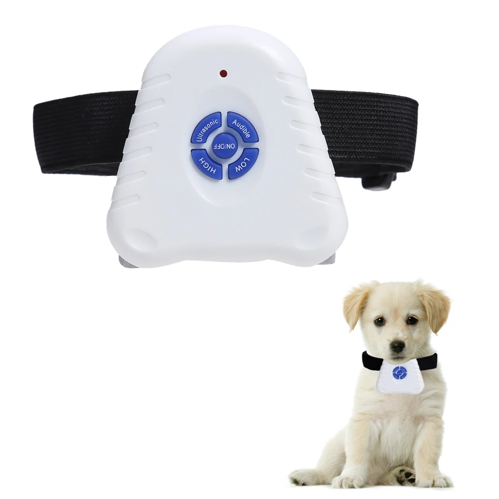 Ultrasonic Dog Anti Barking Control Collars Adjustable Stretch Pets Dog
