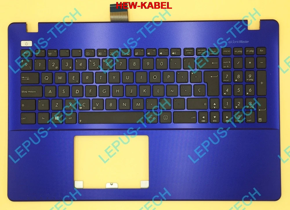 SP испанская клавиатура для ASUS X550 K550V Y582 X552E A550L Y581C F550 R510JK верхняя крышка чехол