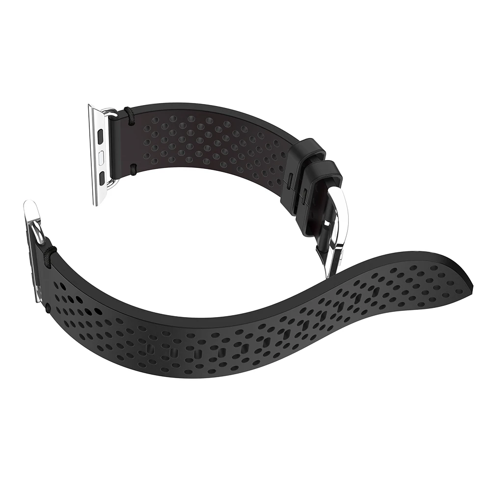 Ремешок HOCO из натуральной кожи для Apple Watch Series 4 3 2 1 Воздухопроницаемый браслет iWatch
