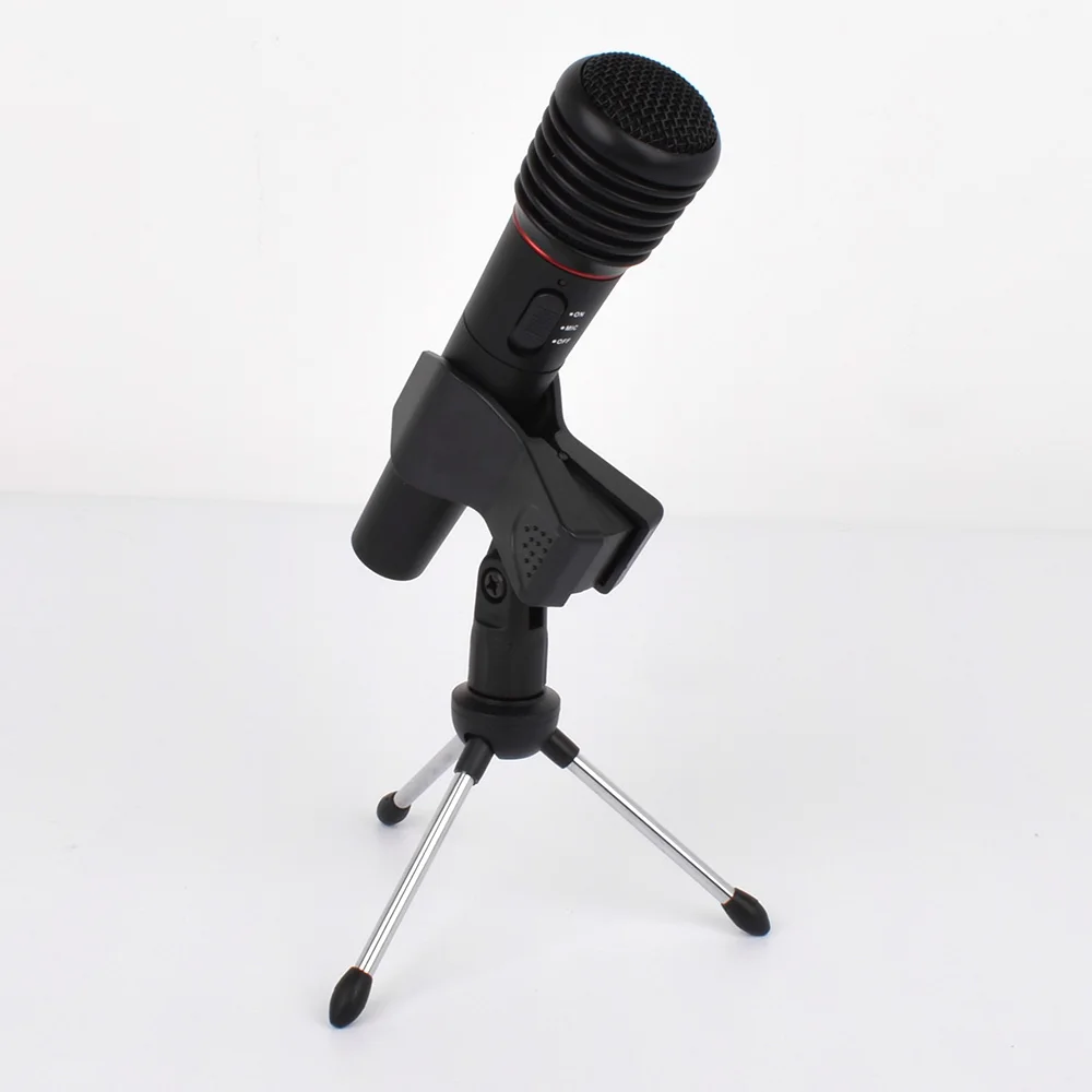 Портативный мини-микрофон, настольный держатель для микрофона, штатив для микрофона из цинкового сплава, кронштейн для микрофона, металлический штатив для динамического проводного микрофона