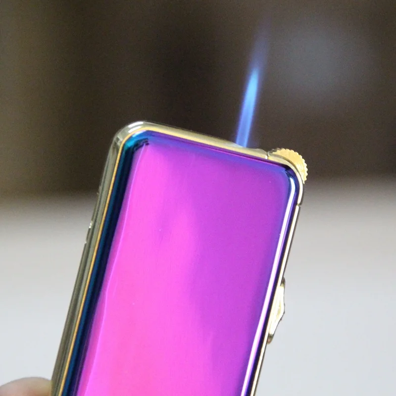 Electronic Cigarette lighter Windproof ultrathin Metal pulse USB