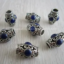 5 шт-10 шт Толщина металлические серебряные волосы дреды бусины кольца трубка около 5 мм отверстие для волос аксессуары