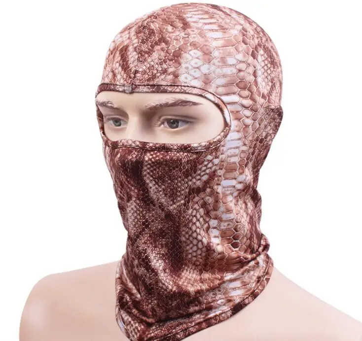 Bulk 50pcs Men Snakeskin Balaclavas Masks Beasies Cheap Mens CS Python