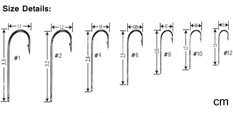 [500 шт./лот] удлиненное рыболовного крючка оптом для девочек от 10 до 12 лет 8 6 4 2 1