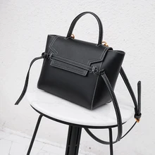 Simple beautiful wings women messenger bags palm lines Genuine Leather women handbags Squid style shoulder bag