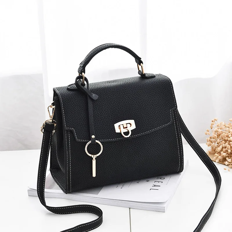 

Women Handbags Leather Bag Fashion Luxury Ladies Tote Solid Color Crossbody Bags Designer Sequined Pendant Flap Top-Handle Bags