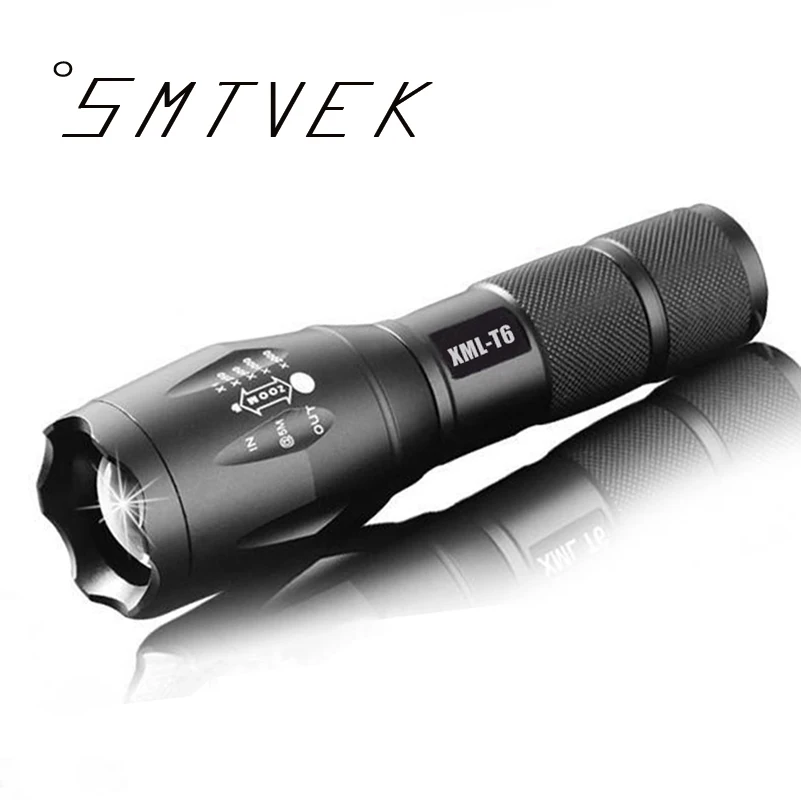 Lanternas e Lanternas 100% autêntico e17 6000 lumens Modo de Mudança : Alto / Médio / Baixo