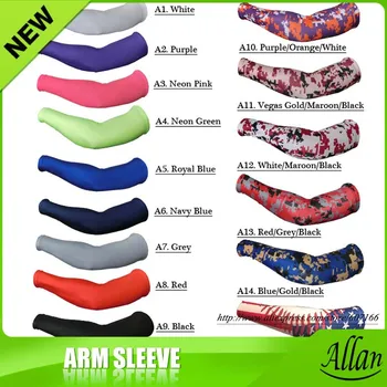 

2019 NEW Compression Sports Arm Sleeve Camo Baseball Football Basketball Neon