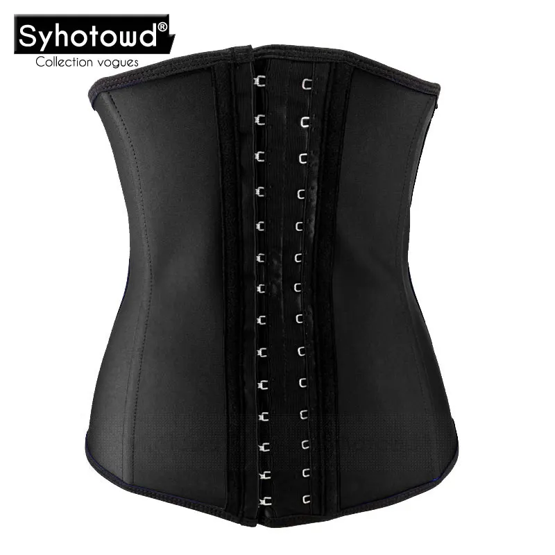 latex waist cincher gaine amincissante corset minceur slimming sheath