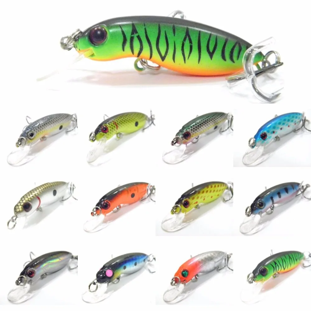 

wLure Fishing Lure Tiny Crankbait Hard Bait  Shallow Water Tight Wobble Slow Floating Tank Tested  3.5g C151