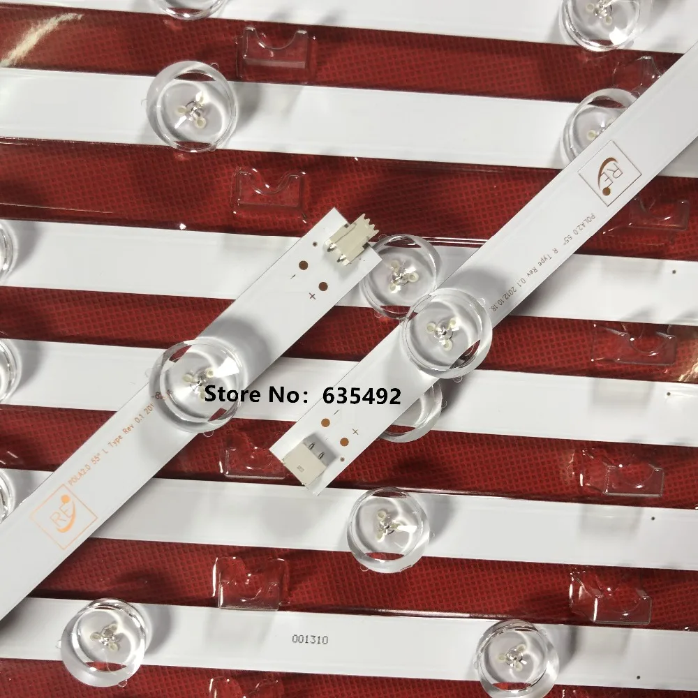 

LED Backlight strip 12 Lamp For LG 55" TV 55LN5700 55LN5200 LN54M550060V12 55LN5400 POLA2.0 55 Innotek POLA 2.0 LZ55O1LCEPW